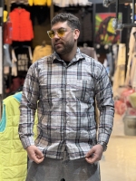 پیراهن چهار خانه پارچه 100در100پنبه بدونه آب رفت